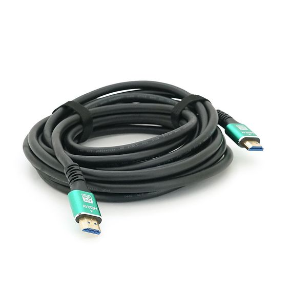 Кабель Merlion HDMI-HDMI 8K Ultra HD (7680x4320P), 5.0m, v2.1, круглый Black