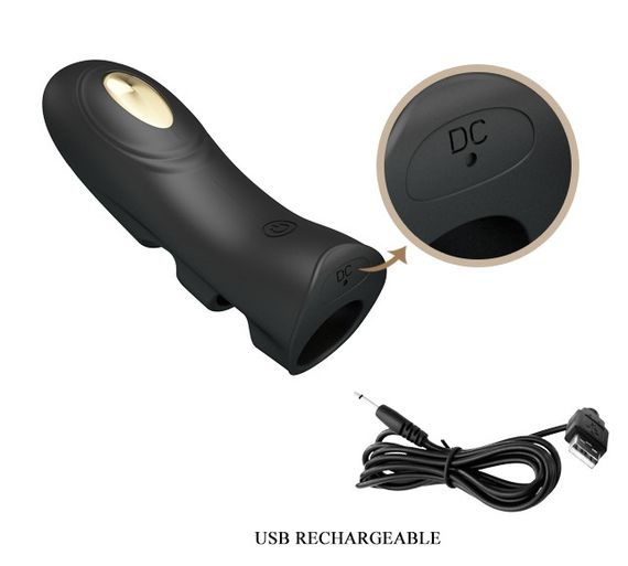Кліторальний стимулятор на палець Pretty Love - PEGASUS Fingering Electric Vibrator, BI-014784 Sex Aura | Зображення 9