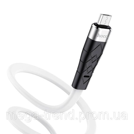 Кабель Hoco Micro USB Angel silicone charging data cable X53 |1m, 2.4A|