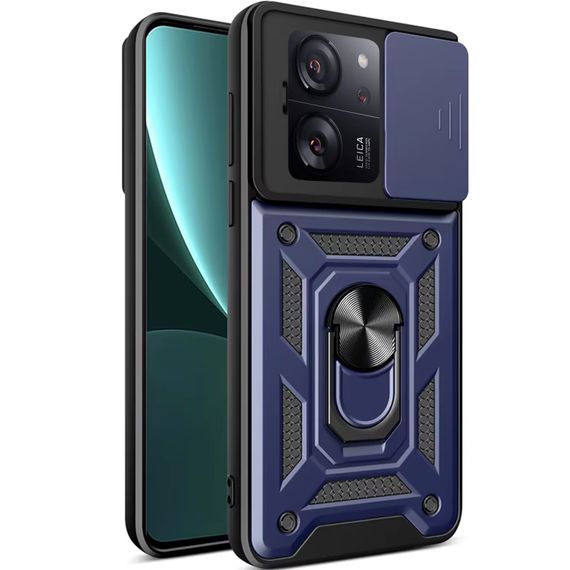 Чохол Ummi Camshield Serge Ring для Xiaomi 13T / 13T Pro Синій / Navy