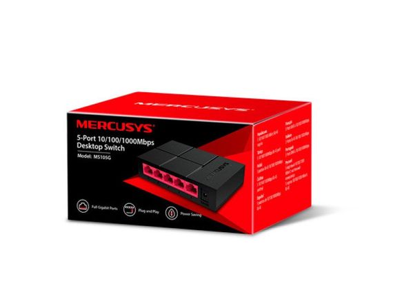 Комутатор Mercusys MS105G (MS105G) | Зображення 2