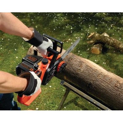 Цепная пила Black&Decker 36V, 2.5Ah, шина 30 см, цепь 3/8'' (GKC3630L25) | Зображення 1