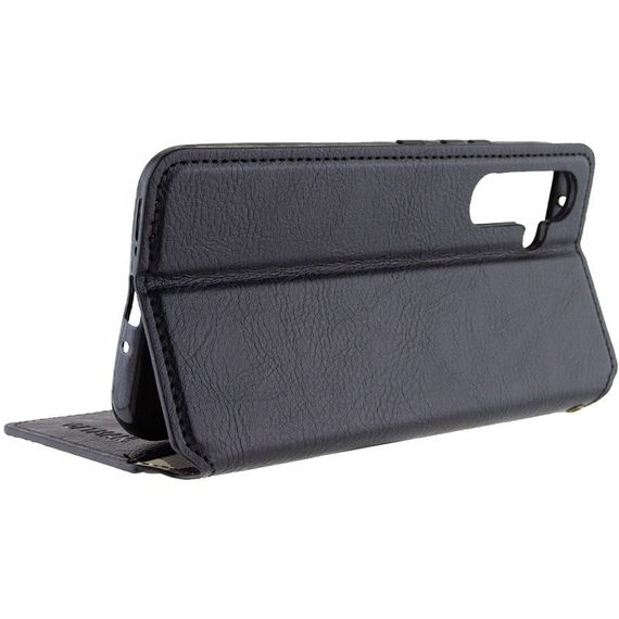 Шкіряний чохол-книжка GETMAN Cubic (PU) для Samsung Galaxy A35 Чорний | Зображення 3