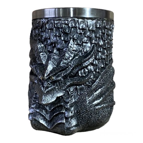 Кухоль Чашка 3D Сірий Дракон 500ml | Зображення 1