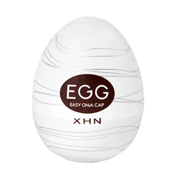 Мастурбатор-яйце з рельєфом XHN Egg Easy Ona-Cap, білий, 52 × 68 мм Sex Aura