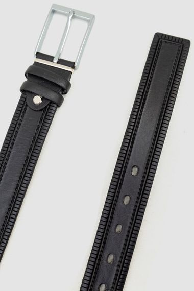 Ремінь чоловічий, колір чорний, 196R35Y1W55-2 | Зображення 1