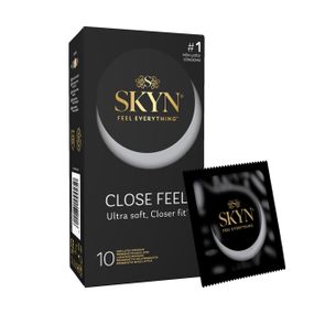 Безлатексні преміум-презервативи SKYN Close Feel 10 шт (м'яте паковання!!!) Sex Aura