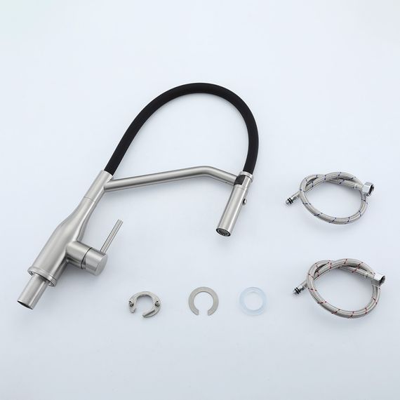 Змішувач для кухні Gappo з гнучким виливом G4098-15 | Зображення 3