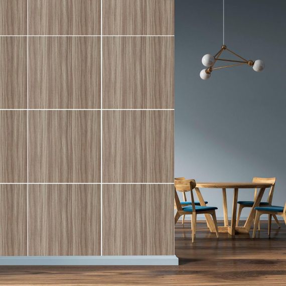 Декоративна ПВХ плита під дерево 600*600*3mm (S) SW-00001624 | Зображення 5