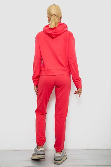 Спортивный костюм женский двухнитка, цвет коралловый, 214R1419-007 | Зображення 3