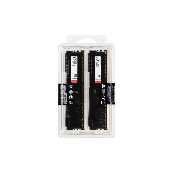 Модуль пам'яті для комп'ютера DDR4 16GB (2x8GB) 3600 MHz Fury Beast Black Kingston Fury (ex.HyperX) (KF436C17BBK2/16) | Зображення 5