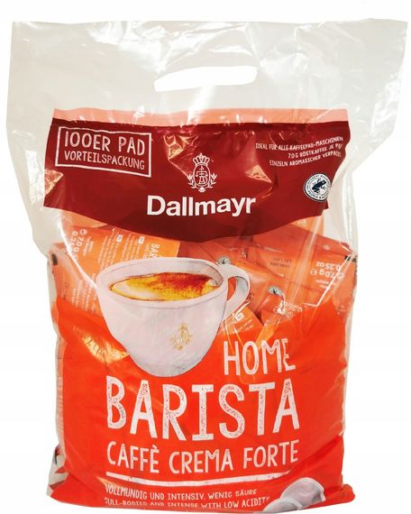 Кава в чалдах Senseo Dallmayr Caffe Crema Forte 100 монодоз Philips Senseo 62 мм Німеччина