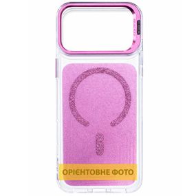 Чохол TPU+PC Jewel Sparkle with MagSafe для Apple iPhone 17 Air (6.5") Pink Ruby