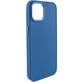 TPU чехол Bonbon Metal Style для Apple iPhone 12 Pro / 12 (6.1") Синий / Denim Blue