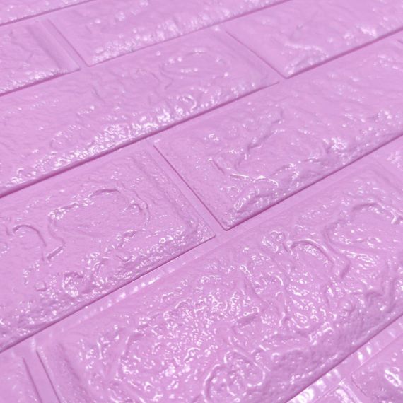Самоклеюча 3D панель пурпурна 700х770х5мм (14-5) SW-00001334 | Зображення 2