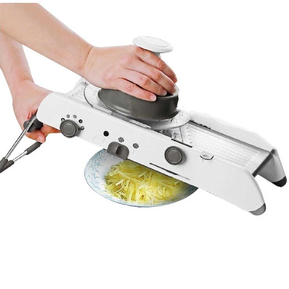 Многофункциональная овощерезка 39×14×13 см ручная терка для овощей шинковка для капусты, моркови | Зображення 7