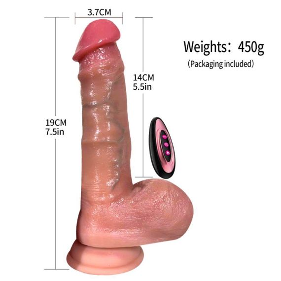 Реалістичний вібратор на присосці Ultra Thrust sexstyle | Зображення 1