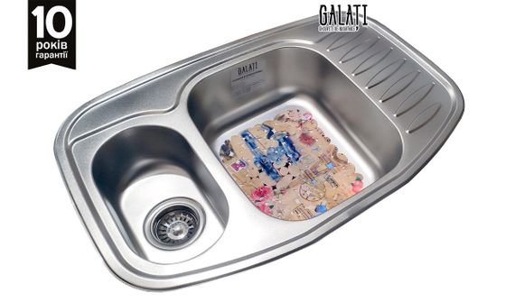 Кухонная мойка GALATI Rampă 1.5C Satin | Зображення 2