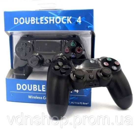 Джойстик DOUBLESHOCK для PS 4, бездротовий ігровий геймпад PS4/PC акумуляторний джойстик. Колір чорний KR-77 | Зображення 8