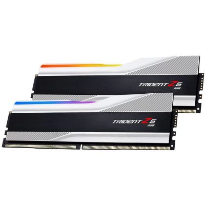 Модуль памяти для компьютера DDR5 32GB (2x16GB) 6800 Trident Z5 RGB Silver G.Skill (F5-6800J3445G16GX2-TZ5RS) | Зображення 3