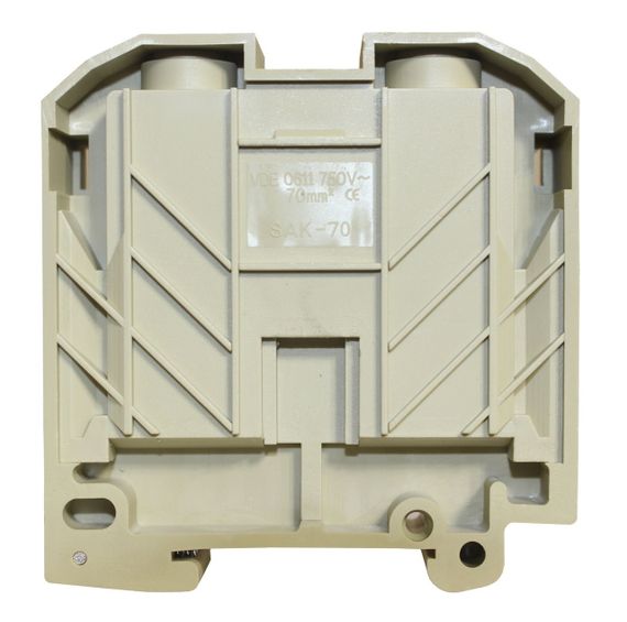 Клемма КНГ-SAK-70EN 192А 16-70мм2 винтовая бежевая наборная на DIN-рейку без маркера без крышки Ny95505489 | Зображення 1