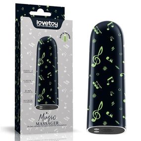Вібропуля - Rechargeable Glow-in-the-dark Music Massager Sex Aura