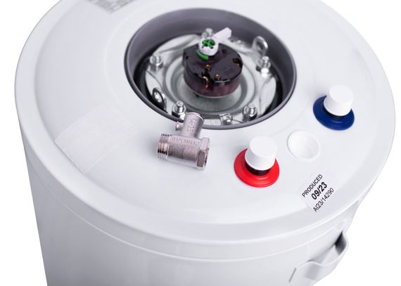 Водонагрівач Bandini Water Heaters SE 100, 100 л, 2000 кВт, "мокрий" ТЕН, вертикальний, циліндричний, білий (000004555) | Зображення 3