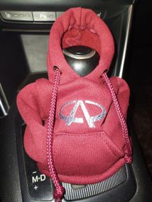Чехол кофта Худи аксессуар на КПП Car Hoodie Chery чери бордовый подарок автомобилисту 10070