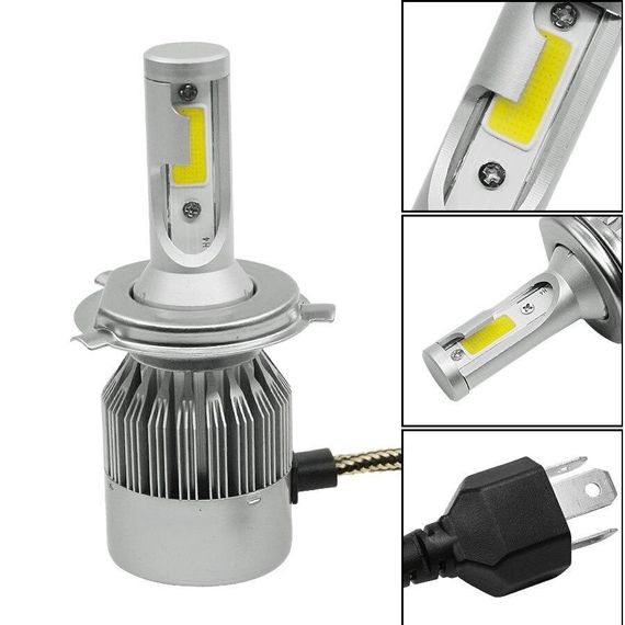 Светодиодные автомобильные LED лампы C6 H4 ближний 12-24В