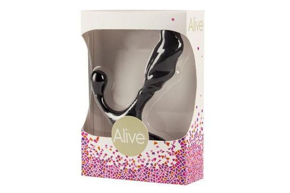 Найдешевший масажер простати Alive Nero для новачків, силікон і пластик, відмінно для старту Sex Aura | Зображення 1