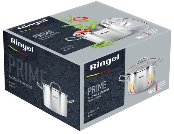 Кастрюля RINGEL Prime 22 см 4.7л | Зображення 6