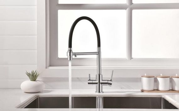 Кухонний змішувач Fabiano FKM 31.43 Inox Black 8231.403.0056 | Зображення 1
