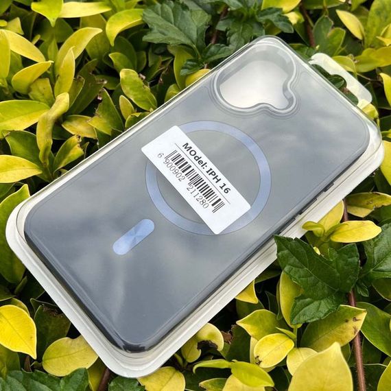 Кожаный чехол SnapCase with MagSafe для Apple iPhone 16 (6.1") Dark Blue | Зображення 1