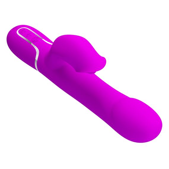 Вібромасажер із поступальним рухом серії Pretty Love - Falin Twinkled Tenderness Purple 7 vibration functions 4 rolling Sex Aura | Зображення 4