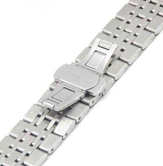 Металевий ремінець Primo Steel Link для годинника Apple Watch 42mm / 44mm / 45mm - Silver | Зображення 2
