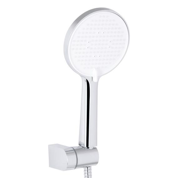 Смеситель для ванны Qtap Evia с поворотным изливом (c душевым гарнитуром) QTEVI260CRM47578 Chrome | Зображення 3