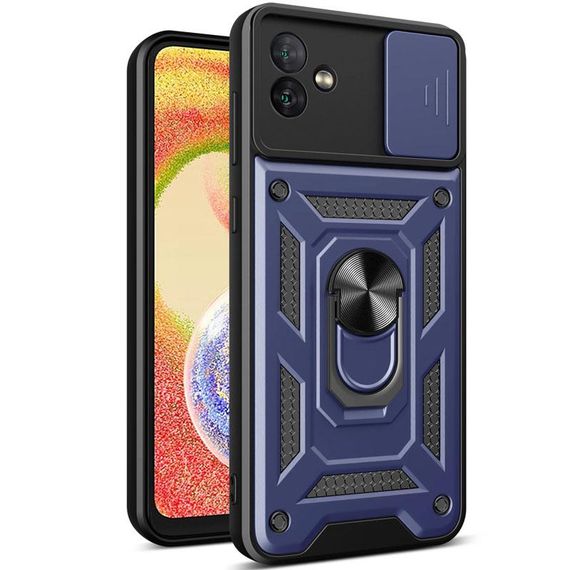 Чохол Ummi Camshield Serge Ring для Samsung Galaxy A05 Синій / Navy