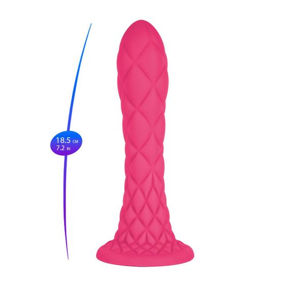 Фалоімітатор SilexD Fantasy Liquid Silicone Dreamy 7in Pink Sex Aura | Зображення 4