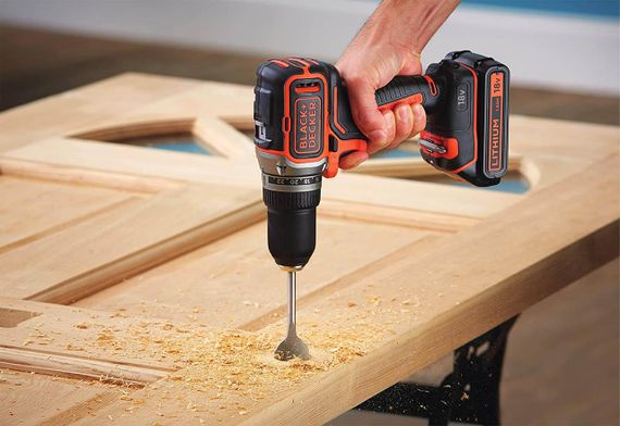 Дрель-шуруповерт аккумуляторная бесщёточная BLACK+DECKER BL186KB | Зображення 5