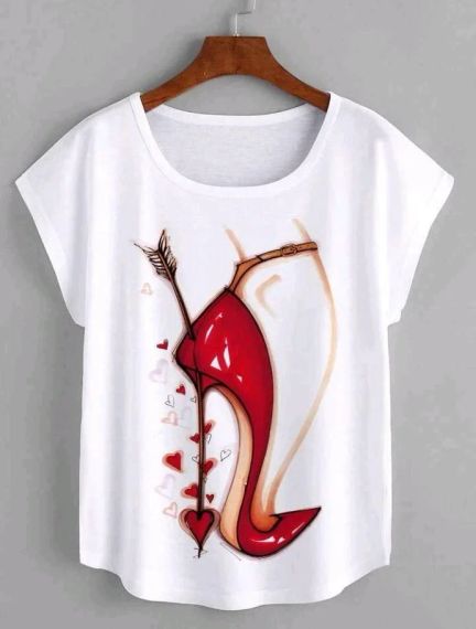 Футболка жіноча з принтом повсякденна L Білий