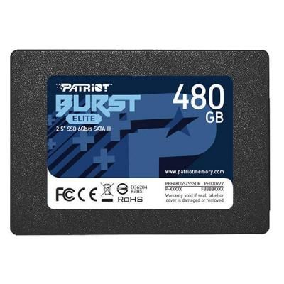 Накопитель SSD 2.5&quot; 480GB Burst Elite Patriot (PBE480GS25SSDR) (PBE480GS25SSDR)