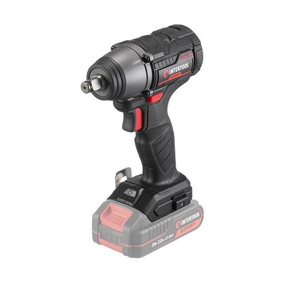 Гайкокрут ударний акумуляторний з безщітковим двигуном 20 В, 300 Nm, 0-2500 об/хв, 0-3000 уд/хв, 1/2", без ЗП