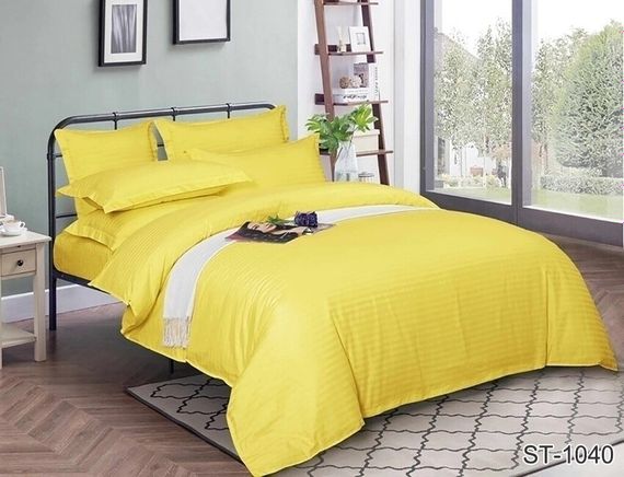 Комплект постільної білизни TAGtekstil страйп-сатин LUXURY двоспальний ST-1040