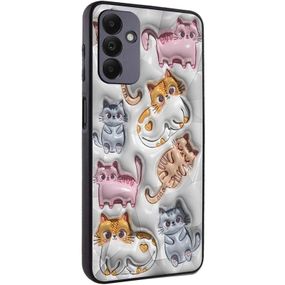 TPU+PC чохол Prisma Fluffie для Samsung Galaxy A05s Kittens