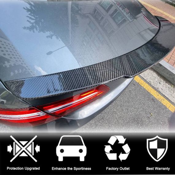 Спойлер V6 (Карбон) для Mercedes E-class coupe C238 2016-2024 рр | Зображення 2