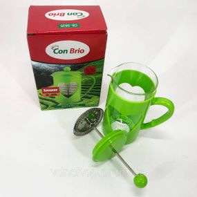 Многоразовый френч-пресс Con Brio CB-5635 350 мл, Френч-пресс из хорошего материала GO-13