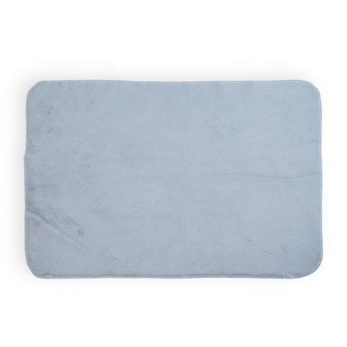 Килимок для підлоги з еко-хутра ТМ Dariana Moonbeam 60*90 см світло-сірий