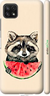 Чохол на Samsung Galaxy A22 5G A226B Єнотик з кавуном "4605m-2581-2448"