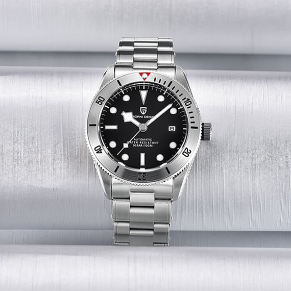 Годинник P2agani Design PD-1709 Silver-Black | Зображення 3