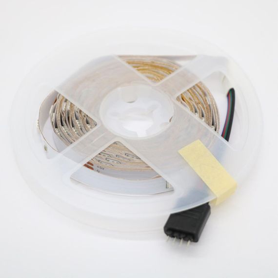 Світлодіодна LED стрічка з Bluetooth, 5м, 5050, від USB та пультом управління / Самоклеюча RGB підсвітка / Силіконова стрічка | Зображення 8